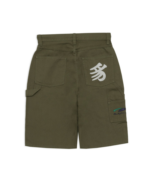 PUMA(プーマ)の「PUMA プーマ メンズ PUMA x BlackEyePatch KANJI ツイル ペインター ショーツ(その他パンツ・メンズ・グリーン系その他/ホワイト・MEDIUM/LARGE/SMALL/X-LARGE)」の10枚目の写真