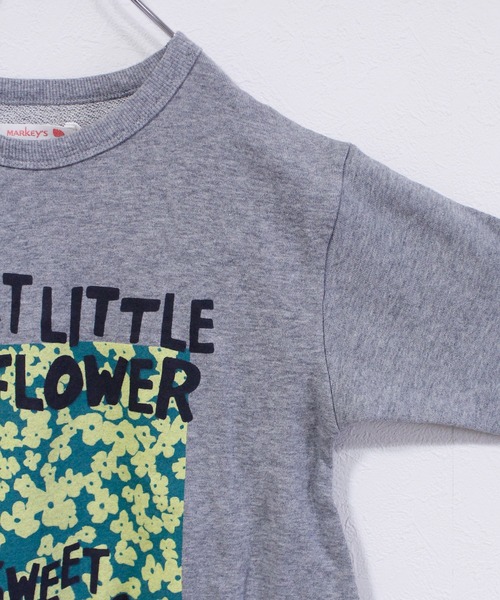 MARKEY'S(マーキーズ)の「2ピース裏毛ワンピース(ワンピース・キッズ・オフホワイト/ブルー/杢グレー・90/100/110/120/130/140/150)」の10枚目の写真