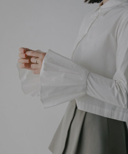 セール】FRILL CUFF SHIRTS（シャツ/ブラウス）｜MANOF（マノフ）の