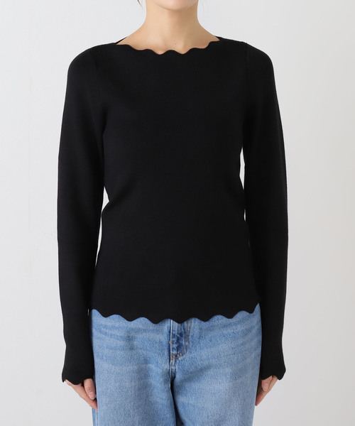 La TOTALITE(ラトータリテ)の「pom AMSTERDAM / ポムアムステルダム BODHI TOP(ニット/セーター・レディース・ブラック/レッド・FREE)」の13枚目の写真