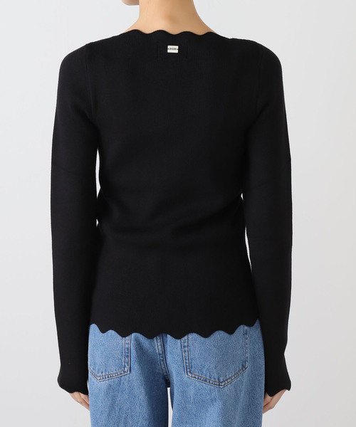 La TOTALITE(ラトータリテ)の「pom AMSTERDAM / ポムアムステルダム BODHI TOP(ニット/セーター・レディース・ブラック/レッド・FREE)」の11枚目の写真