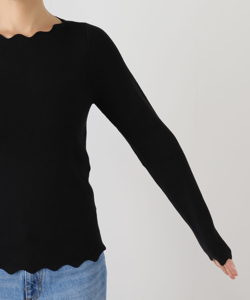 La TOTALITE(ラトータリテ)の「pom AMSTERDAM / ポムアムステルダム BODHI TOP(ニット/セーター・レディース・ブラック/レッド・FREE)」の9枚目の写真