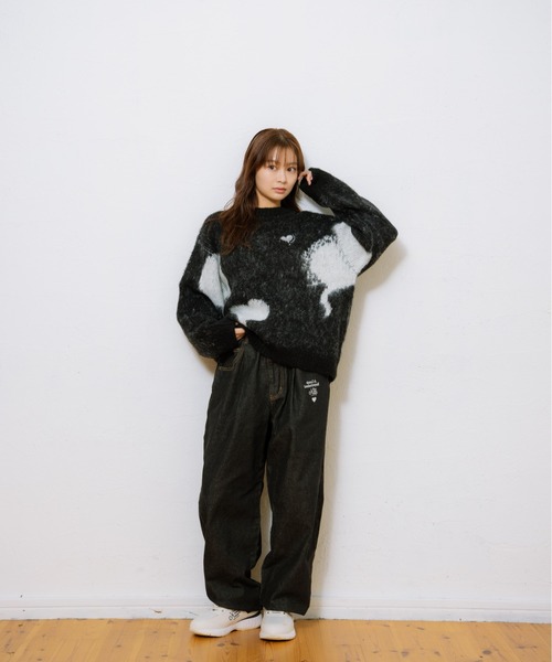 balloon heart knit / バルーンハートニット（ニット/セーター