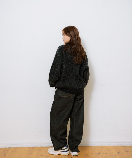 kaoyorinakami（カオヨリナカミ）の「balloon heart knit / バルーンハートニット（ニット/セーター・メンズ・ブラック/グレー・SMALL/MEDIUM/LARGE/X-LARGE）」の12枚目の写真