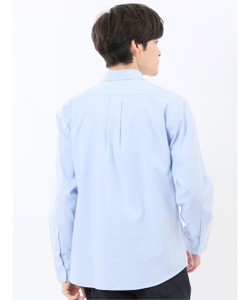 m.f.editorial（エムエフエディトリアル）の「【綿混 オックスフォード】m.f.エディトリアル メンズ ボタンダウン 長袖シャツ（シャツ/ブラウス・メンズ・ブルー/ホワイト・LARGE/MEDIUM/X-LARGE）」の17枚目の写真