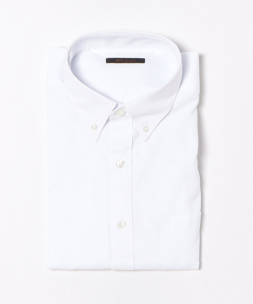 m.f.editorial（エムエフエディトリアル）の「【綿混 オックスフォード】m.f.エディトリアル メンズ ボタンダウン 長袖シャツ（シャツ/ブラウス・メンズ・ブルー/ホワイト・LARGE/MEDIUM/X-LARGE）」の20枚目の写真