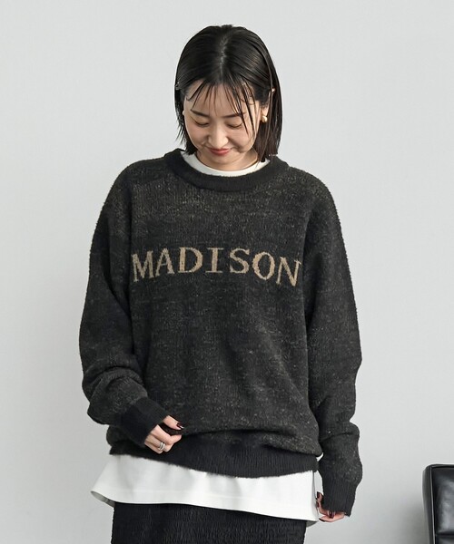 coen（コーエン）の「ショートフェザーニットロゴプルオーバー（ニット/セーター・メンズ・ブラック/ネイビー/ワインレッド/ケリーグリーン・S/M/L/XL）」の21枚目の写真