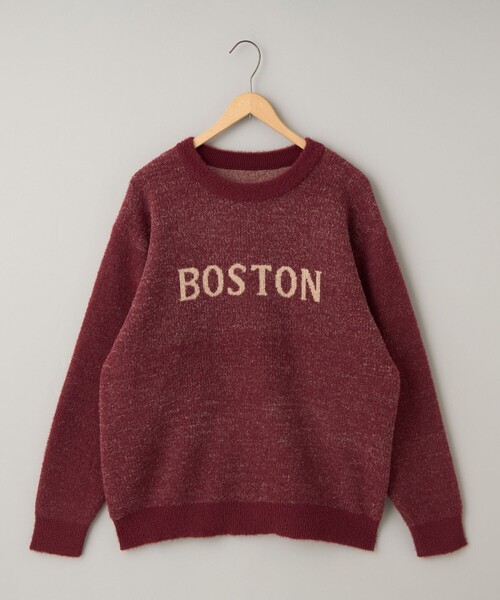 coen（コーエン）の「ショートフェザーニットロゴプルオーバー（ニット/セーター・メンズ・ブラック/ネイビー/ワインレッド/ケリーグリーン・S/M/L/XL）」の14枚目の写真