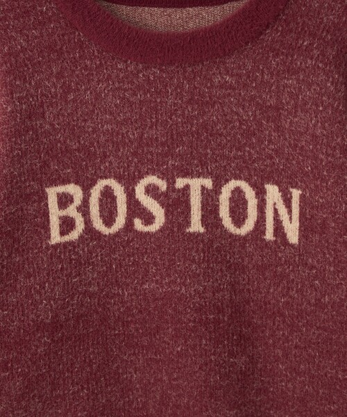 coen（コーエン）の「ショートフェザーニットロゴプルオーバー（ニット/セーター・メンズ・ブラック/ネイビー/ワインレッド/ケリーグリーン・S/M/L/XL）」の15枚目の写真