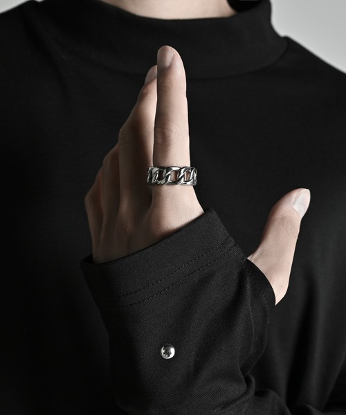 ADRER（アドラー）の「surgical stainless ring / サージカルステンレスリング（リング・メンズ・シルバー系3/シルバー系2/シルバー系4/シルバー系1・18号/16号/14号）」の3枚目の写真