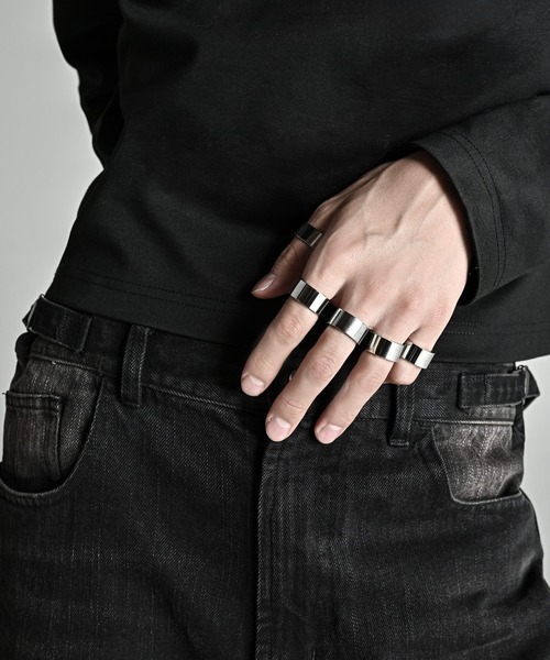 ADRER（アドラー）の「surgical stainless ring / サージカルステンレスリング（リング・メンズ・シルバー系3/シルバー系2/シルバー系4/シルバー系1・18号/16号/14号）」の9枚目の写真