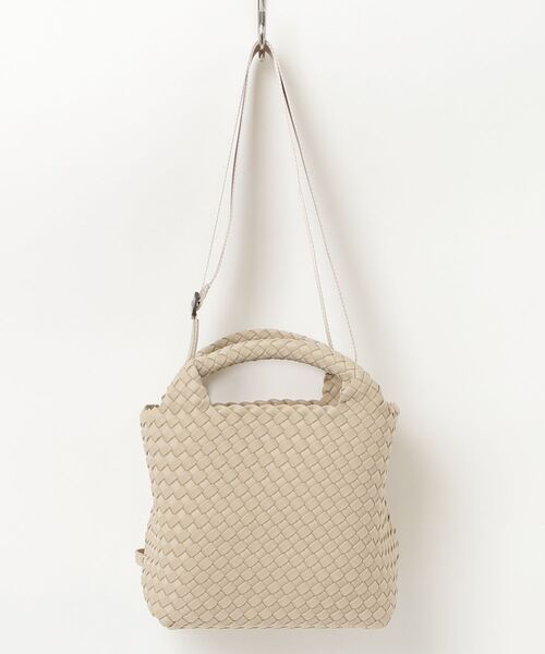 Demi-Luxe BEAMS(デミルクス ビームス)の「NAGHEDI / イントレチャート トートバッグ S(トートバッグ・レディース・ブラック/ブラウン系その他4/ホワイト系その他5・ONE SIZE)」の2枚目の写真