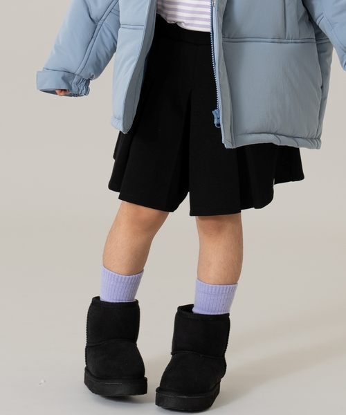 and D. petit main(アンドディープティマイン)の「ボックスプリーツスカパン(スカート・キッズ・グレー/ブラック/ブルー・100cm/110cm/130cm/120cm/90cm/140cm)」の2枚目の写真
