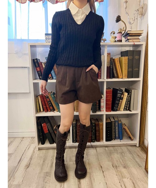 PHILLY（フィリー）の「コーデュロイショートパンツ（その他パンツ・レディース・ブラック/ブラウン・FREE）」の13枚目の写真