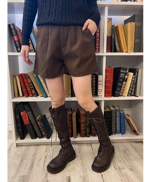 PHILLY（フィリー）の「コーデュロイショートパンツ（その他パンツ・レディース・ブラック/ブラウン・FREE）」の12枚目の写真