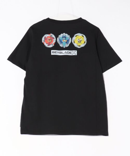 トイザらス・ベビーザらス(トイザラスベビーザラス)の「BEYBLADE X ベイブレードエックス 半袖Tシャツ ロゴ ワッペン(Tシャツ/カットソー・メンズ・ブラック・FREE/LARGE/M)」の9枚目の写真