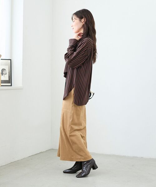 le.coeur blanc（ルクールブラン）の「ストライプボウタイブラウス（シャツ/ブラウス・レディース・ブルー系その他4/ホワイト系その他/ブラウン系その他2・38）」の17枚目の写真