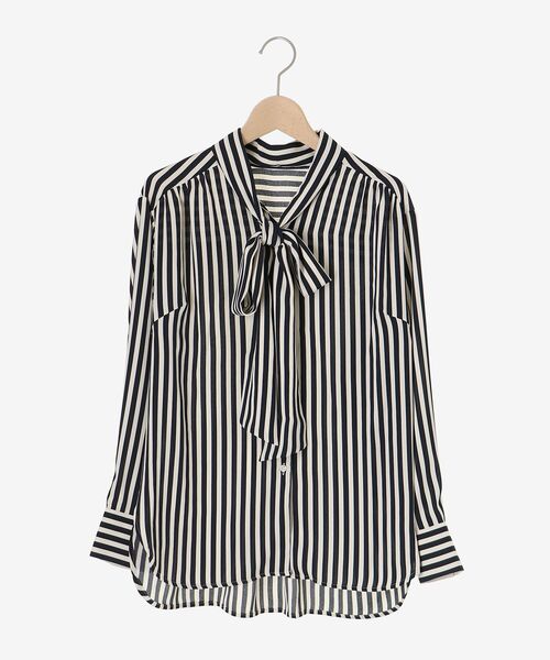 le.coeur blanc（ルクールブラン）の「ストライプボウタイブラウス（シャツ/ブラウス・レディース・ブルー系その他4/ホワイト系その他/ブラウン系その他2・38）」の19枚目の写真