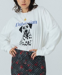 ROSE BUD | (CREOLME)DOG GRAPHIC L/S TEE(Tシャツ/カットソー)