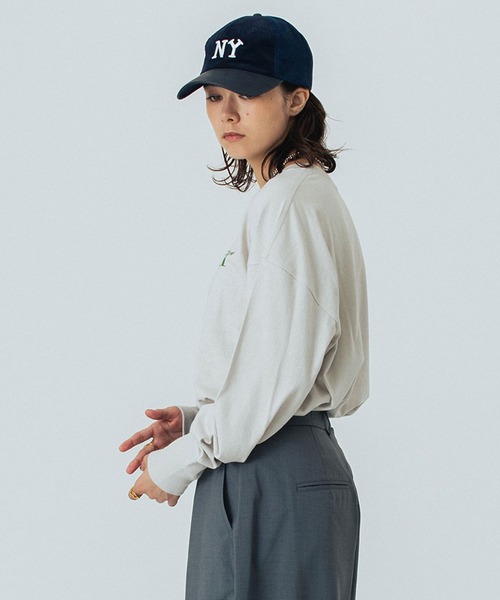 ROSE BUD(ローズバッド)の「(CREOLME)DOG GRAPHIC L/S TEE(Tシャツ/カットソー・レディース・ホワイト/アッシュ/ベージュ・ONE SIZE)」の17枚目の写真