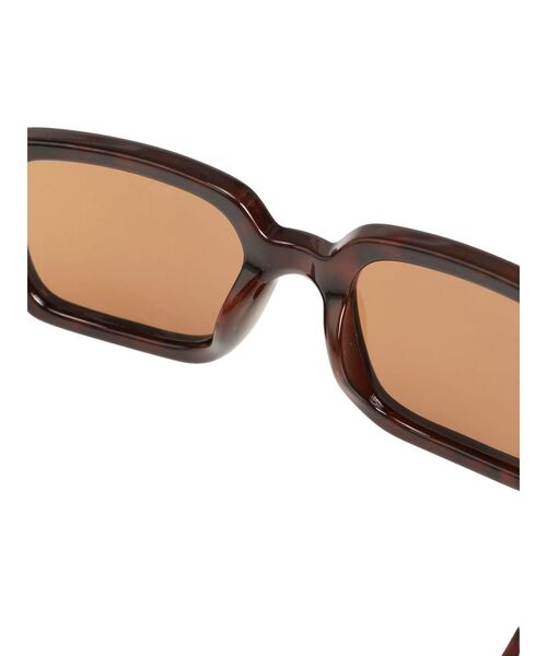 MURUA(ムルーア)の「スクエアレトロサングラス(サングラス・レディース・ブラウン/ブラック・FREE)」の8枚目の写真