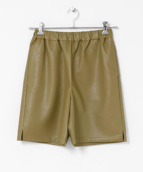 KBF（ケイビーエフ）の「ドローストリングショートパンツ（その他パンツ・レディース・カーキ/ダークブラウン・ONE）」の12枚目の写真