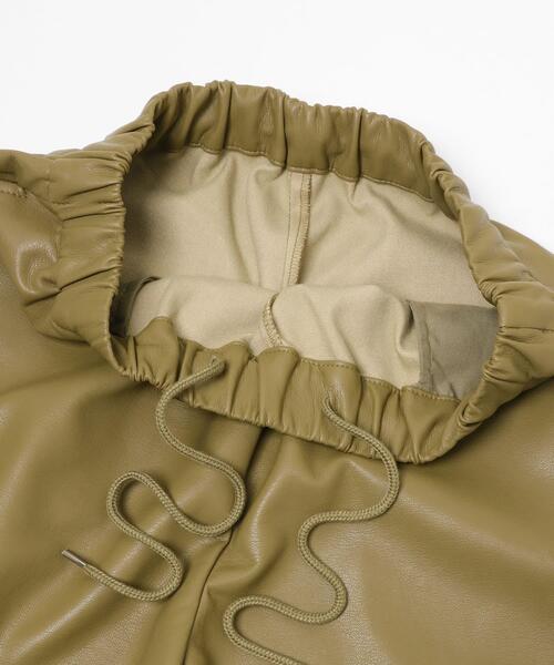 KBF（ケイビーエフ）の「ドローストリングショートパンツ（その他パンツ・レディース・カーキ/ダークブラウン・ONE）」の11枚目の写真