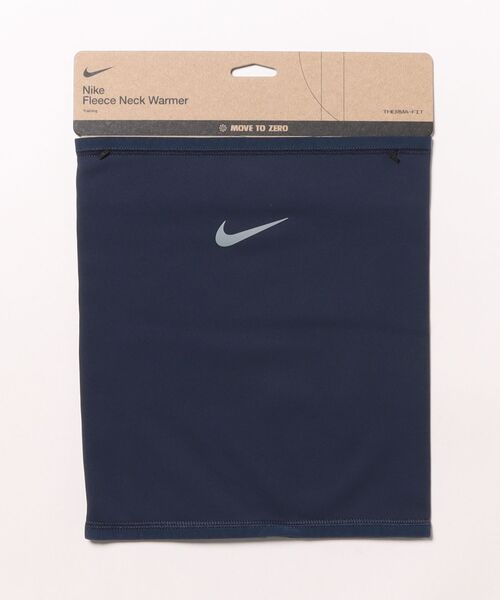NIKE(ナイキ)の「《NIKEアパレル》メンズTHERMA-FITフリースネックウォーマー(ネックウォーマー/スヌード・メンズ・ブルー系その他/ブラック/スモークグレー・フリー)」の1枚目の写真
