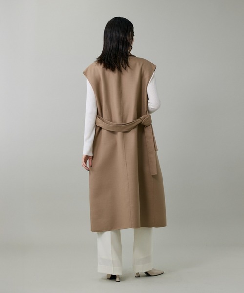 INED(イネド)の「ホールガーメント リブタートルニット《Cuoo》(ニット/セーター・レディース・ブラック/グレイッシュベージュ/その他/オフホワイト/ターコイズブルー/スミクロ/モカ・9号/11号)」の10枚目の写真