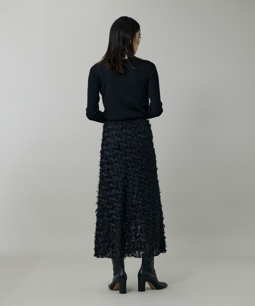 INED(イネド)の「ホールガーメント リブタートルニット《Cuoo》(ニット/セーター・レディース・ブラック/グレイッシュベージュ/その他/オフホワイト/ターコイズブルー/スミクロ/モカ・9号/11号)」の20枚目の写真