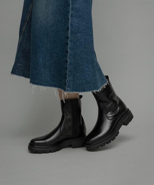 eness（エネス）の「ENESS　チェルシーブーツ（ブーツ・レディース・ブラック・37/38）」の3枚目の写真