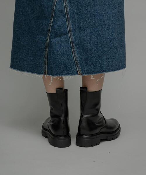 eness（エネス）の「ENESS　チェルシーブーツ（ブーツ・レディース・ブラック・37/38）」の4枚目の写真