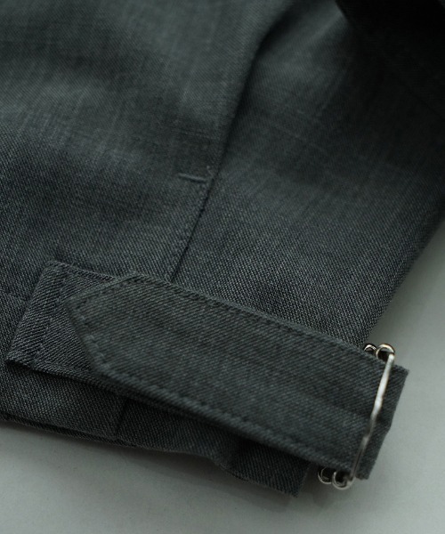 EGO TRIPPING（エゴトリッピング）の「mj11250-TRENCHSWINGTOP スイングトップ ブルゾン(616600)（ブルゾン・メンズ・ブラック/杢グレー/チャコール・48/46）」の15枚目の写真