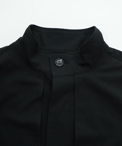 EGO TRIPPING（エゴトリッピング）の「mj11250-TRENCHSWINGTOP スイングトップ ブルゾン(616600)（ブルゾン・メンズ・ブラック/杢グレー/チャコール・48/46）」の9枚目の写真