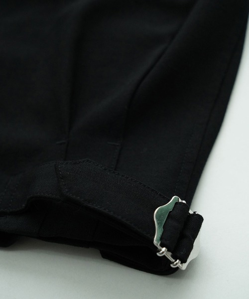 EGO TRIPPING（エゴトリッピング）の「mj11250-TRENCHSWINGTOP スイングトップ ブルゾン(616600)（ブルゾン・メンズ・ブラック/杢グレー/チャコール・48/46）」の5枚目の写真