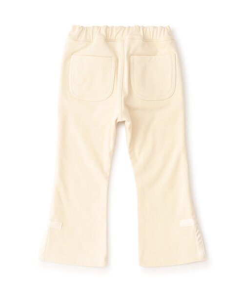 Seraph（セラフ）の「【ジュニア対応】サイドリボン裏起毛フレアパンツ（その他パンツ・キッズ・アイボリー/サックスブルー/ピンク・80/90/100/110/120/130/140）」の4枚目の写真