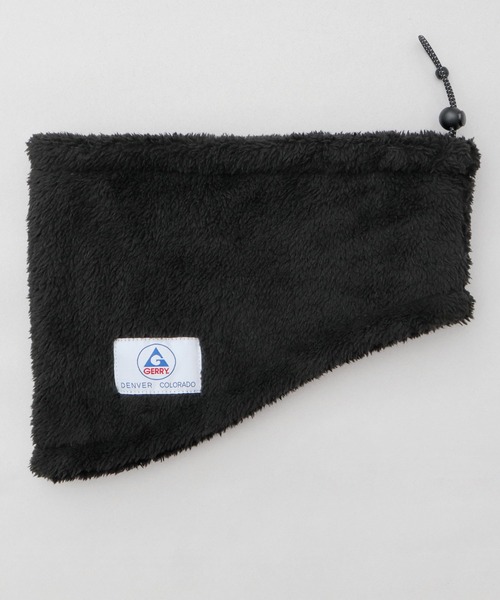 GERRY(ジェリー)の「A.M.S.別注 ミドル丈 ファーリーフリース ボア ハイネックウォーマー(ネックウォーマー/スヌード・メンズ・ブラック/グレー・FREE)」の11枚目の写真