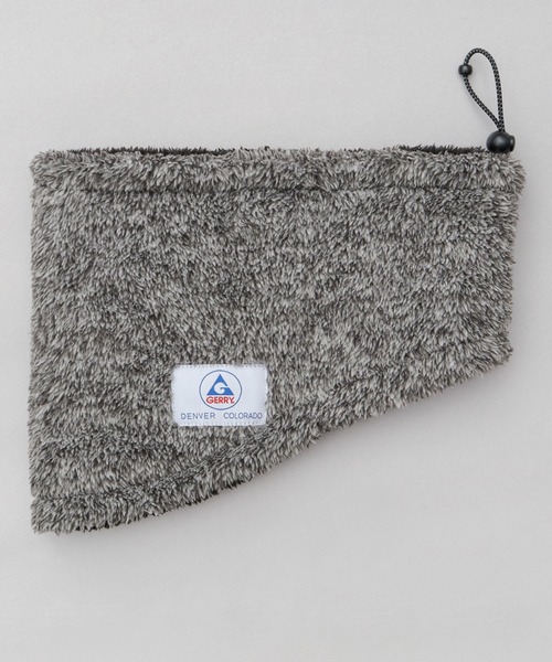 GERRY(ジェリー)の「A.M.S.別注 ミドル丈 ファーリーフリース ボア ハイネックウォーマー(ネックウォーマー/スヌード・メンズ・ブラック/グレー・FREE)」の12枚目の写真