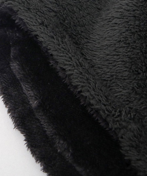 GERRY(ジェリー)の「A.M.S.別注 ミドル丈 ファーリーフリース ボア ハイネックウォーマー(ネックウォーマー/スヌード・メンズ・ブラック/グレー・FREE)」の19枚目の写真