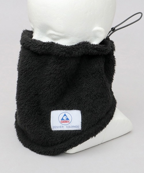 GERRY(ジェリー)の「A.M.S.別注 ミドル丈 ファーリーフリース ボア ハイネックウォーマー(ネックウォーマー/スヌード・メンズ・ブラック/グレー・FREE)」の21枚目の写真