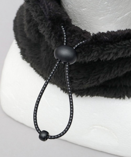 GERRY(ジェリー)の「A.M.S.別注 ミドル丈 ファーリーフリース ボア ハイネックウォーマー(ネックウォーマー/スヌード・メンズ・ブラック/グレー・FREE)」の22枚目の写真