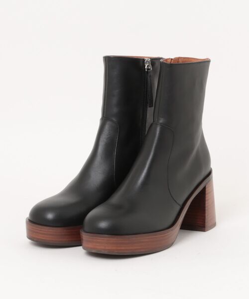 【ANGEL ALARCON】プラットフォームショートブーツ(D3006D)