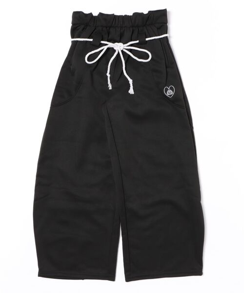 Uenui(ウニュイ)の「【 cunii 】ロープ デザイン ワイド スウェット パンツ レディース 韓国 風 カジュアル ストリート(その他パンツ・レディース・グレー/ブルー/ブラック・FREE)」の2枚目の写真