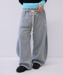 Uenui | 【 cunii 】ロープ デザイン ワイド スウェット パンツ レディース 韓国 風 カジュアル ストリート(その他パンツ)
