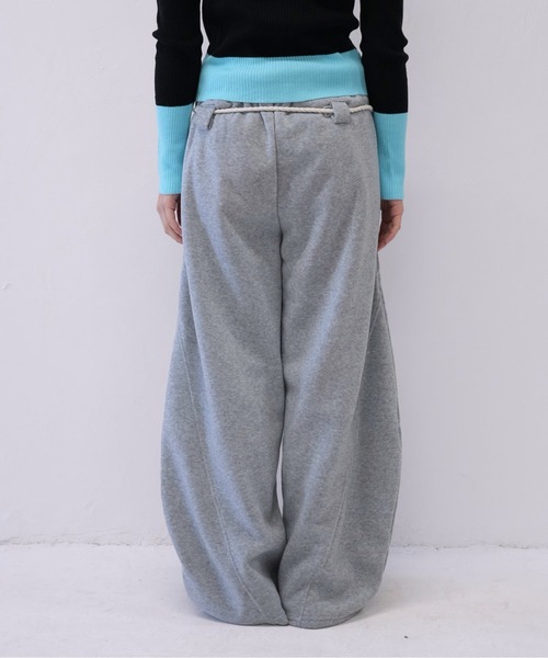 Uenui(ウニュイ)の「【 cunii 】ロープ デザイン ワイド スウェット パンツ レディース 韓国 風 カジュアル ストリート(その他パンツ・レディース・グレー/ブルー/ブラック・FREE)」の18枚目の写真