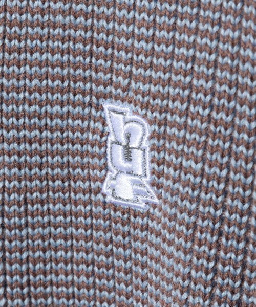 HUF(ハフ)の「HUF MEGABLAST TWO TONE WAFFLE SWEATER ハフ 2トーン ジップポロ ニット(ニット/セーター・メンズ・ブラウン系1/ブラック系1・MEDIUM/LARGE/X-LARGE/SMALL)」の12枚目の写真