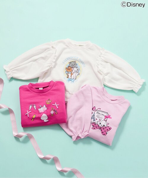 ディズニーキャラクター/ マリー】キャンディースリーブトレーナー