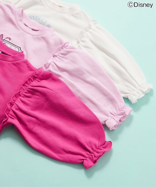 Disney（ディズニー）の「【ディズニーキャラクター/ マリー】キャンディースリーブトレーナー（スウェット・キッズ・アイボリー/ローズ/ピンク・80/90/100/110/120/130/140）」の5枚目の写真