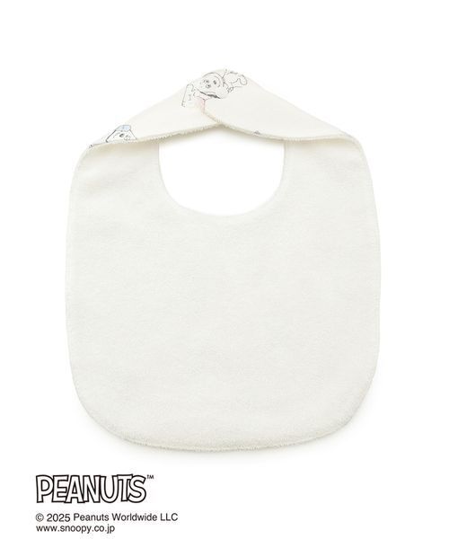 gelato pique(ジェラートピケ)の「【PEANUTS PUPPIES】【BABY】総柄スタイ(スタイ/よだれかけ・キッズ・クリーム・F)」の4枚目の写真