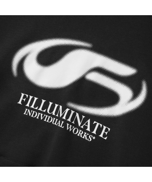 F.ILLUMINATE(フィルミネイト)の「シンボルロゴスプレッドフードパーカー-ブラック(パーカー・レディース・その他・SMALL/MEDIUM)」の3枚目の写真